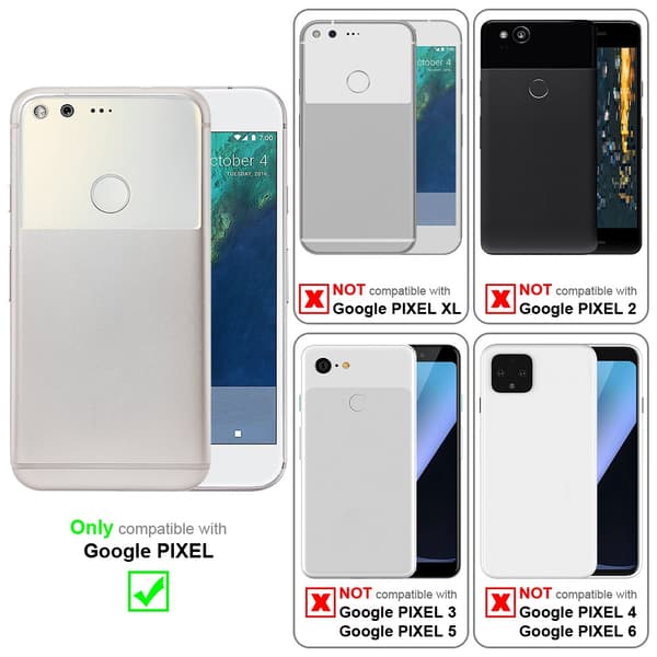 Google PIXEL Skal Plånboksfodral med magnetisk stängning, ståfunktion och kortficka