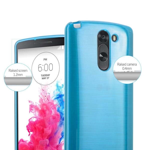 LG G3 STYLUS Suojakuori Suojakotelo joustavasta TPU-silikonista harjatulla muotoilulla