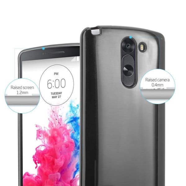 LG G3 STYLUS Suojakuori Suojakotelo joustavasta TPU-silikonista harjatulla muotoilulla