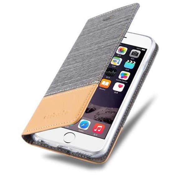 Deksel til iPhone 6 / 6S Lommebokdeksel med magnetisk lukking, stativfunksjon og kortlomme