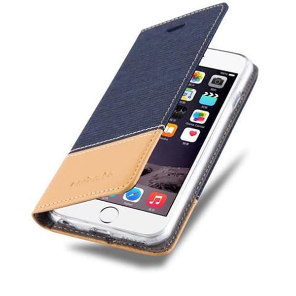 iPhone 6 / 6S Suojakotelo Suojakuori Lompakkokotelo Matkapuhelinkotelo jossa magneettisuljenta, jalusta-toiminto ja korttitasku