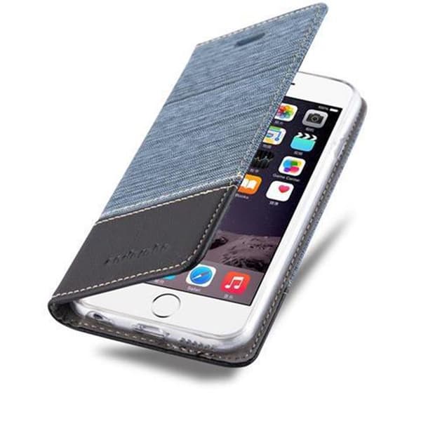 iPhone 6 / 6S Suojakotelo Suojakuori Lompakkokotelo Matkapuhelinkotelo jossa magneettisuljenta, jalusta-toiminto ja korttitasku
