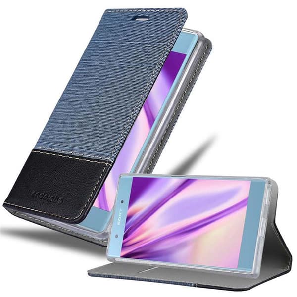 Sony Xperia XA1 PLUS Pungetui Cover Case () MØRKEBLÅ SORT