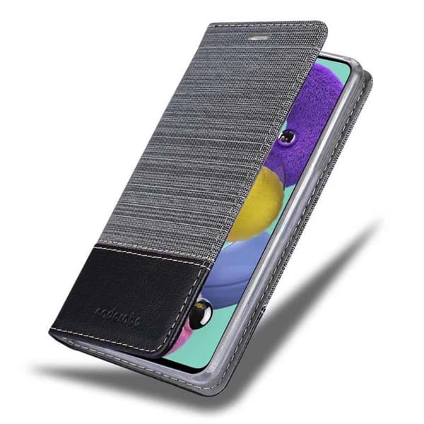 Deksel til Samsung Galaxy A51 4G / M40s Lommebokdeksel med magnetisk lukking, stativfunksjon og kortlomme