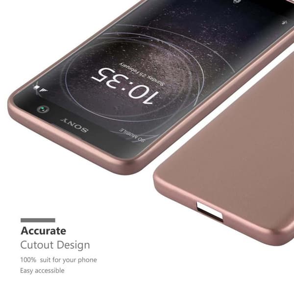 Sony Xperia XA2 Skal Fodral Mobilskydd av flexibelt TPU-silikon