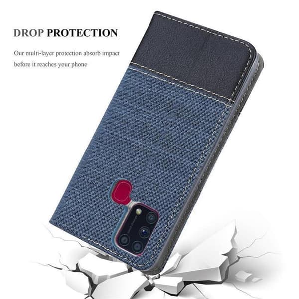 Samsung Galaxy M31 Skal Plånboksfodral med magnetisk stängning, ståfunktion och kortficka
