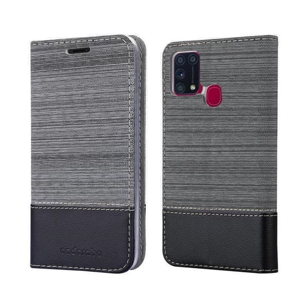 Samsung Galaxy M31 Skal Plånboksfodral med magnetisk stängning, ståfunktion och kortficka