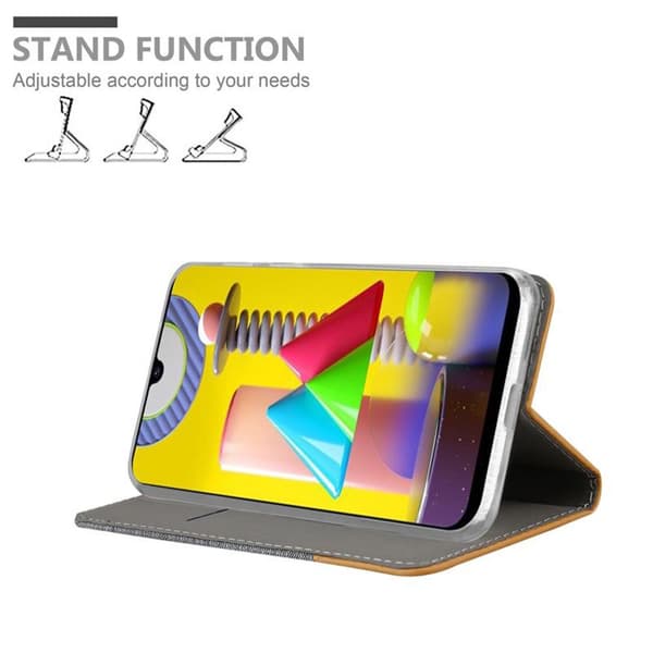 Samsung Galaxy M31 Skal Plånboksfodral med magnetisk stängning, ståfunktion och kortficka