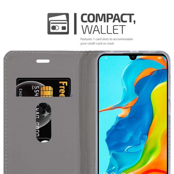Huawei P30 LITE Suojakotelo Suojakuori Lompakkokotelo Matkapuhelinkotelo jossa magneettisuljenta, jalusta-toiminto ja korttitasku