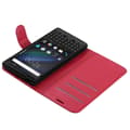 Miniatyrbild 8 av 8: Blackberry KEY 2 LE Plånboksfodral Fodral Skal Case med magnetisk stängning, ståfunktion och kortplats