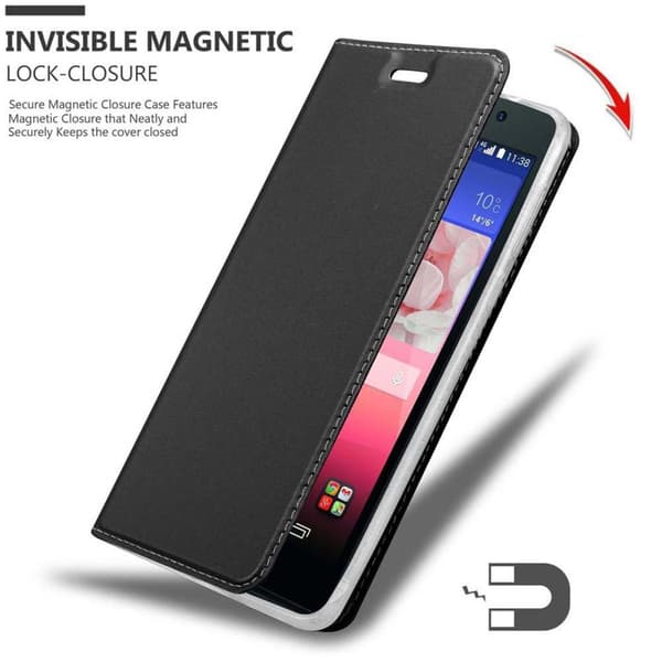 Huawei ASCEND P7 Skal Fodral med magnetisk stängning, ståfunktion och kortficka Mobilskydd
