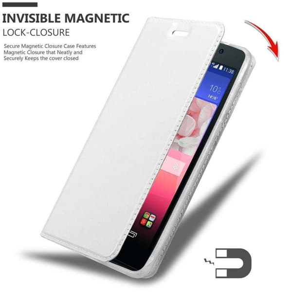 Huawei ASCEND P7 Skal Fodral med magnetisk stängning, ståfunktion och kortficka Mobilskydd