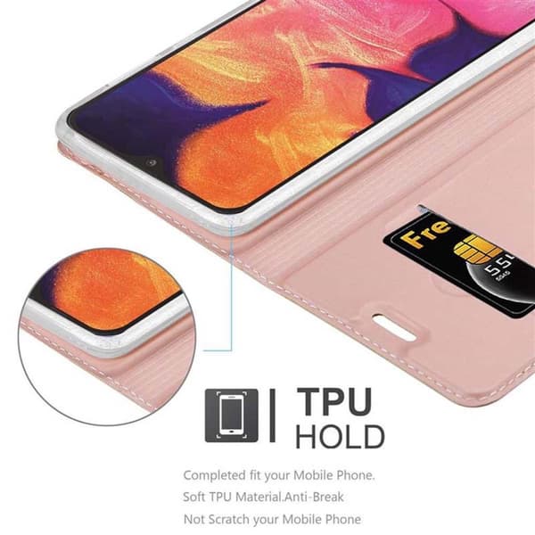 Deksel til Samsung Galaxy A10 / M10 Lommebokdeksel med magnetisk lukking, stativfunksjon og kortlomme