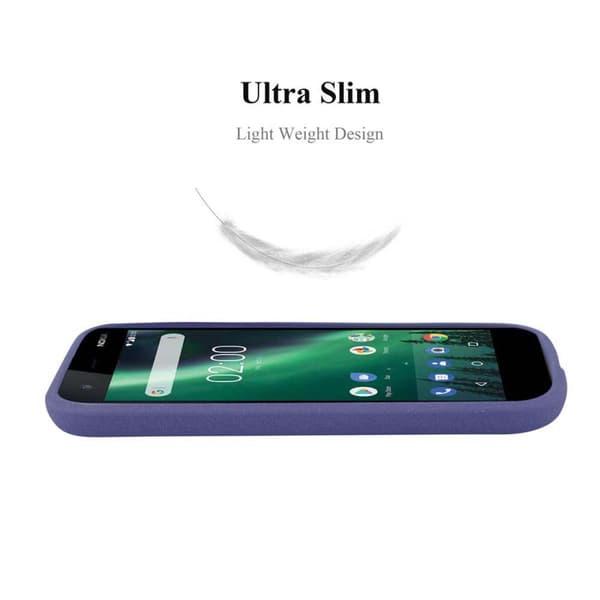 Nokia 1 2018 Skal Fodral Mobilskydd av flexibelt TPU-silikon