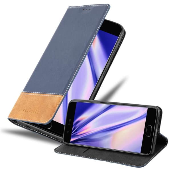 Huawei P10 Etui Case Cover () MØRKE BLÅ BRUN