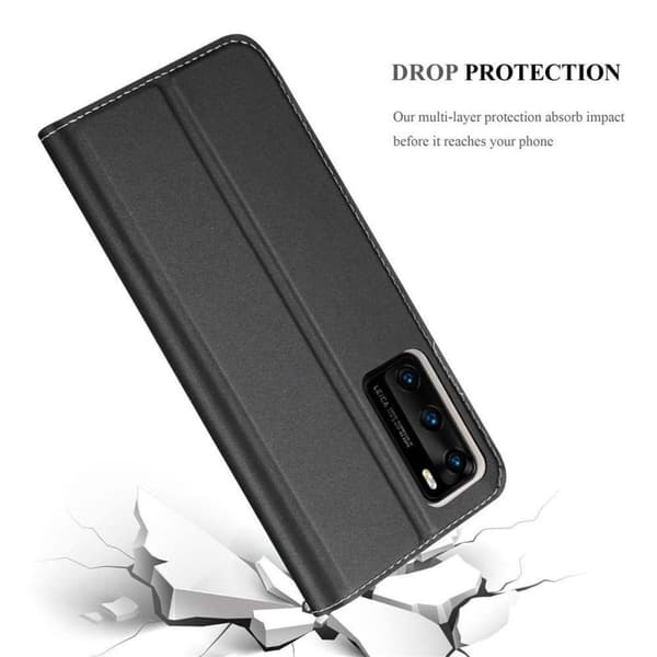 Deksel til Huawei P40 Lommebokdeksel med magnetisk lukking, stativfunksjon og kortlomme