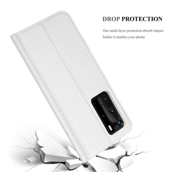 Huawei P40 PRO / P40 PRO+ Skal Fodral med magnetisk stängning, ståfunktion och kortficka Mobilskydd