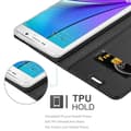 Pikkukuva 10 / 11: Samsung Galaxy NOTE 5 Suojakotelo Suojakuori Lompakkokotelo Matkapuhelinkotelo jossa magneettisuljenta, jalusta-toiminto ja korttitasku