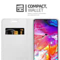 Miniatyrbilde 4 av 8: Deksel til Samsung Galaxy A70 / A70s Lommebokdeksel med magnetisk lukking, stativfunksjon og kortlomme