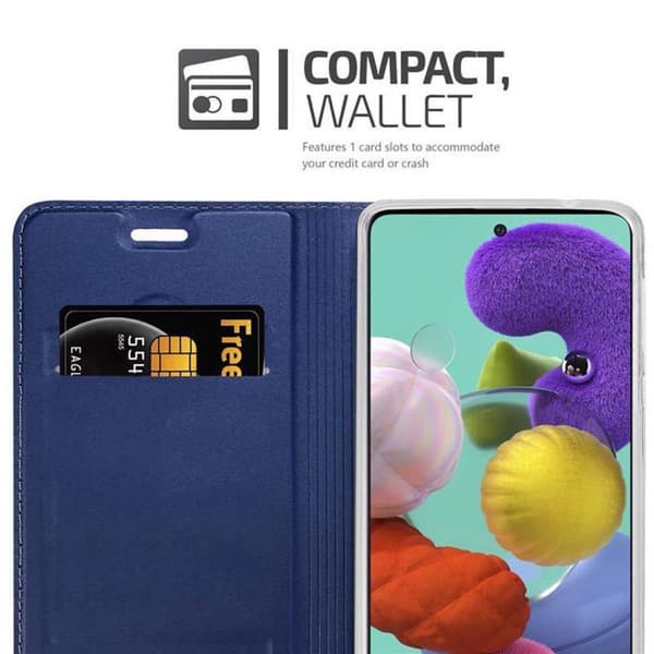 Samsung Galaxy A51 4G / M40s Suojakotelo Suojakuori Lompakkokotelo Matkapuhelinkotelo jossa magneettisuljenta, jalusta-toiminto ja korttitasku