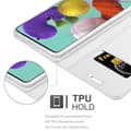 Miniatyrbilde 9 av 11: Deksel til Samsung Galaxy A51 4G / M40s Lommebokdeksel med magnetisk lukking, stativfunksjon og kortlomme