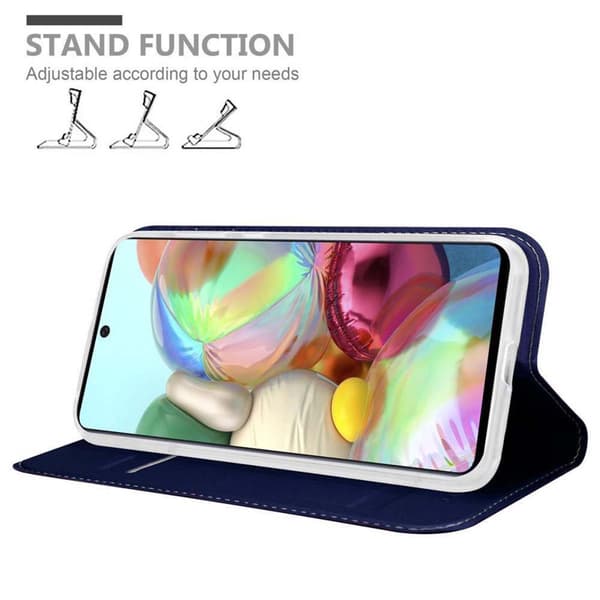 Samsung Galaxy A71 4G Suojakotelo Suojakuori Lompakkokotelo Matkapuhelinkotelo jossa magneettisuljenta, jalusta-toiminto ja korttitasku