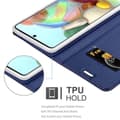 Pikkukuva 5 / 9: Samsung Galaxy A71 4G Suojakotelo Suojakuori Lompakkokotelo Matkapuhelinkotelo jossa magneettisuljenta, jalusta-toiminto ja korttitasku