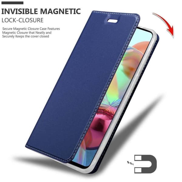 Samsung Galaxy A71 4G Suojakotelo Suojakuori Lompakkokotelo Matkapuhelinkotelo jossa magneettisuljenta, jalusta-toiminto ja korttitasku