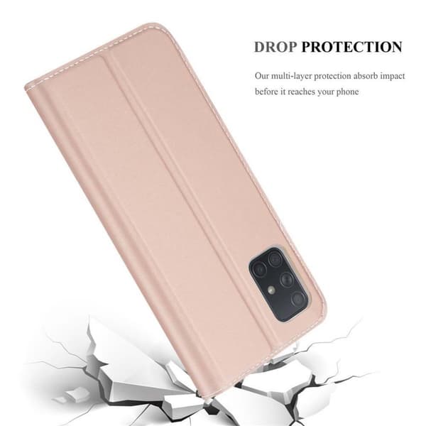 Samsung Galaxy A71 4G Suojakotelo Suojakuori Lompakkokotelo Matkapuhelinkotelo jossa magneettisuljenta, jalusta-toiminto ja korttitasku