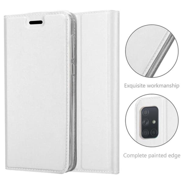 Samsung Galaxy A71 4G Skal Fodral med magnetisk stängning, ståfunktion och kortficka Mobilskydd
