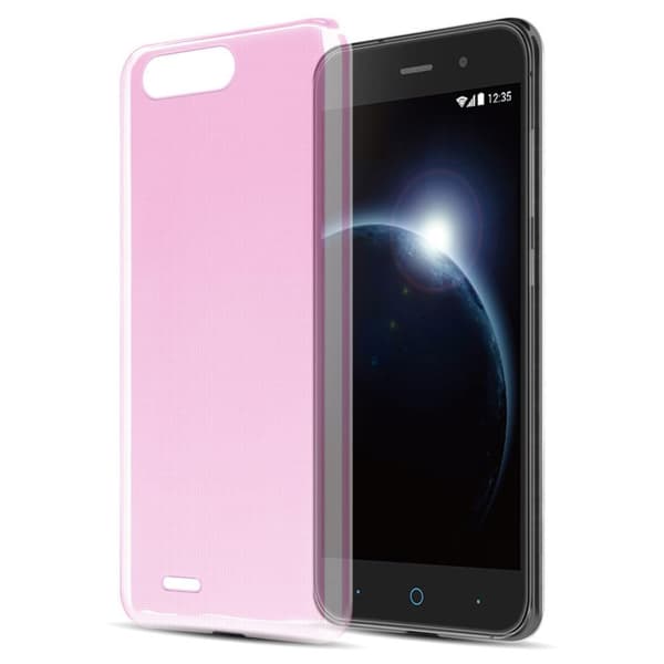 ZTE Blade V6 Suojakuori Suojakotelo valmistettu joustavasta TPU-silikonista LÄPINÄPÄVÄ PINKKI