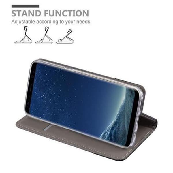 Samsung Galaxy S8 Suojakotelo Suojakuori Lompakkokotelo Matkapuhelinkotelo jossa magneettisuljenta, jalusta-toiminto ja korttitasku