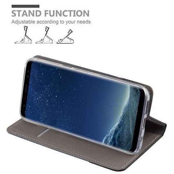 Samsung Galaxy S8 Suojakotelo Suojakuori Lompakkokotelo Matkapuhelinkotelo jossa magneettisuljenta, jalusta-toiminto ja korttitasku