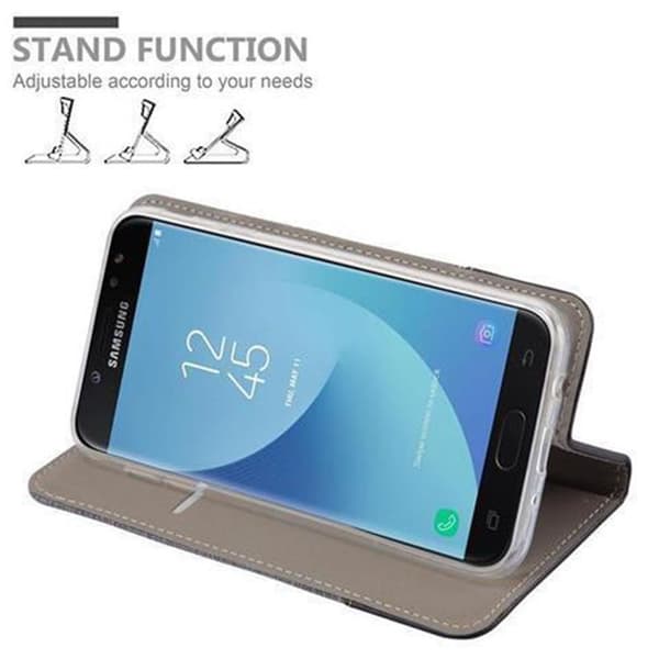 Samsung Galaxy J5 2017 Skal Plånboksfodral med magnetisk stängning, ståfunktion och kortficka