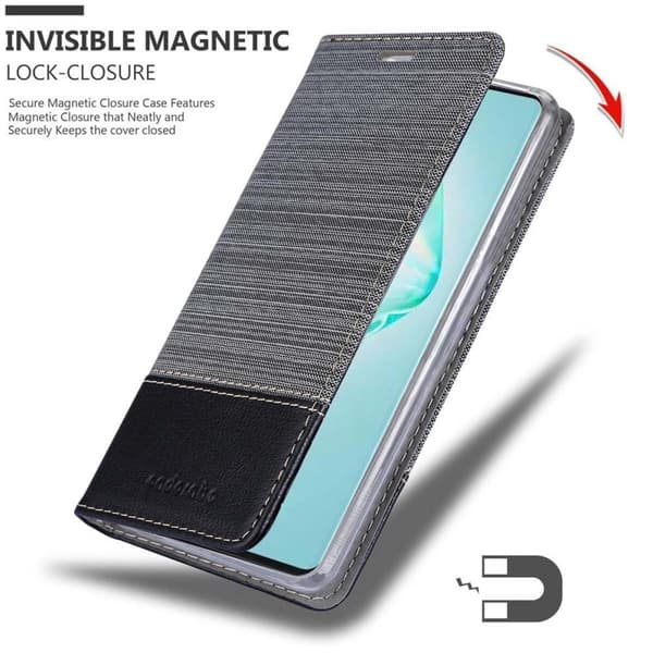 Samsung Galaxy A91 / S10 LITE / M80s Suojakotelo Suojakuori Lompakkokotelo Matkapuhelinkotelo jossa magneettisuljenta, jalusta-toiminto ja korttitasku