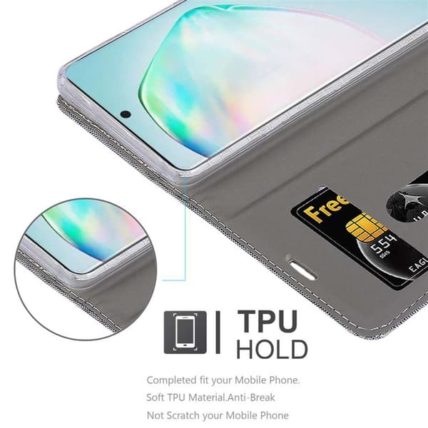 Samsung Galaxy A91 / S10 LITE / M80s Suojakotelo Suojakuori Lompakkokotelo Matkapuhelinkotelo jossa magneettisuljenta, jalusta-toiminto ja korttitasku