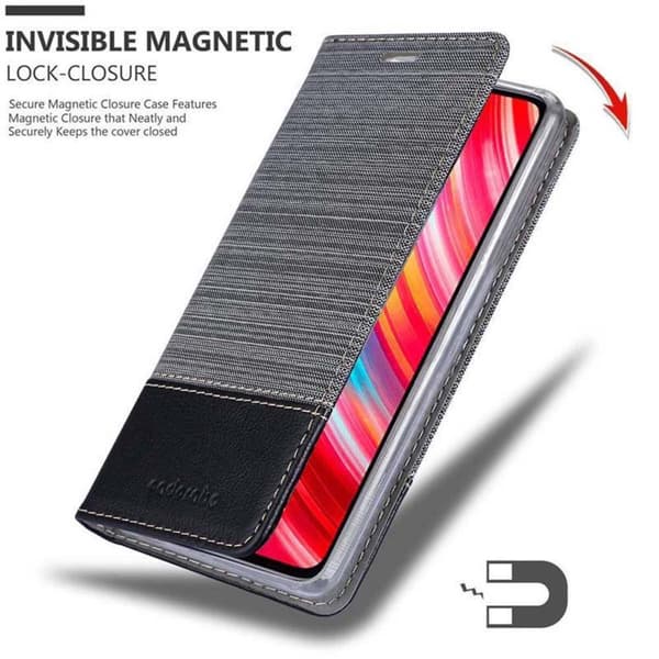 Xiaomi RedMi NOTE 8 PRO Skal Plånboksfodral med magnetisk stängning, ståfunktion och kortficka