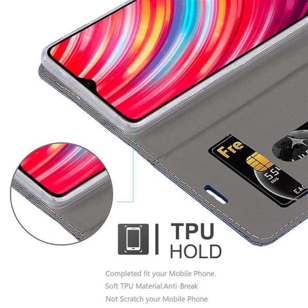 Xiaomi RedMi NOTE 8 PRO Skal Plånboksfodral med magnetisk stängning, ståfunktion och kortficka