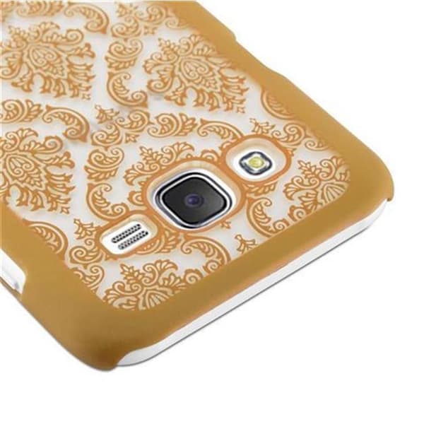 Samsung Galaxy J5 2015 Suojakuori Suojakotelo Flowers Paisley Henna Design naarmuja ja kolhuja vastaan
