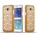 Pikkukuva 1 / 5: Samsung Galaxy J5 2015 Suojakuori Suojakotelo Flowers Paisley Henna Design naarmuja ja kolhuja vastaan