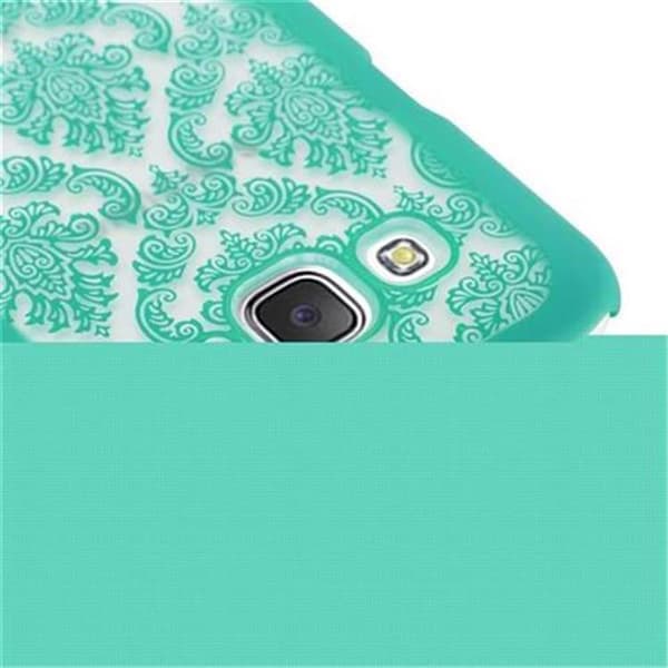 Samsung Galaxy J5 2015 Suojakuori Suojakotelo Flowers Paisley Henna Design naarmuja ja kolhuja vastaan