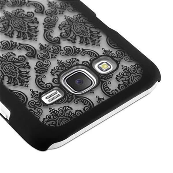 Samsung Galaxy J5 2015 Suojakuori Suojakotelo Flowers Paisley Henna Design naarmuja ja kolhuja vastaan