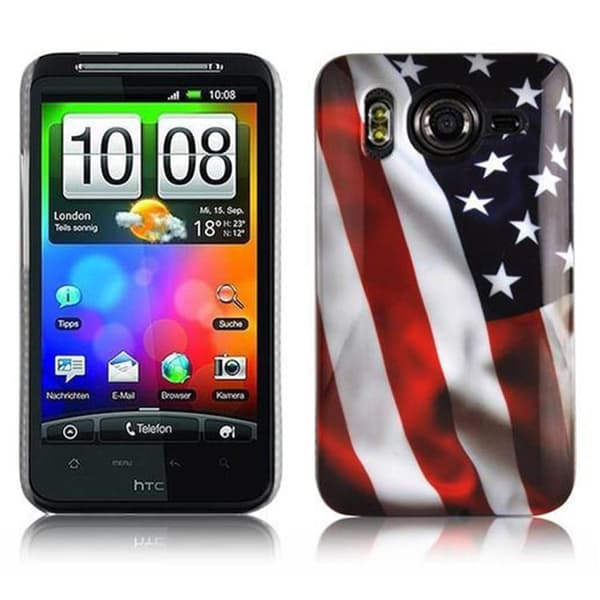 HTC Desire HD Etui Case Cover () STJERNER OG STRIBER
