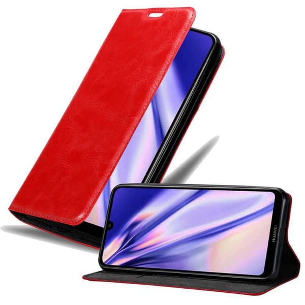 Lommebokdeksel til Huawei Y7 2019 / Y7 PRIME 2019 Deksel med magnetisk lukking, stativfunksjon og kortlomme