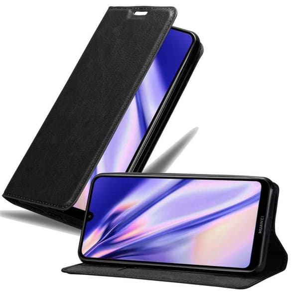 Lommebokdeksel til Huawei Y7 2019 / Y7 PRIME 2019 Deksel med magnetisk lukking, stativfunksjon og kortlomme