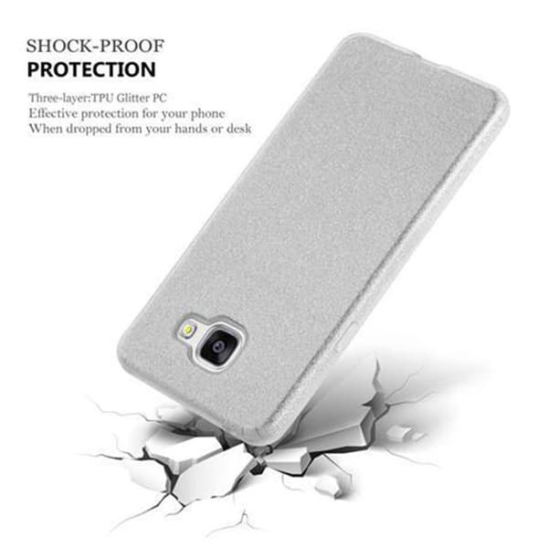Skyddsfodral för Samsung Galaxy A3 2016 Fodral Skal TPU-silikon och skyddande hölje i glittrig design Mobilskydd