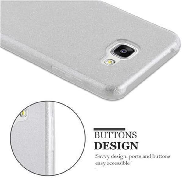 Skyddsfodral för Samsung Galaxy A3 2016 Fodral Skal TPU-silikon och skyddande hölje i glittrig design Mobilskydd