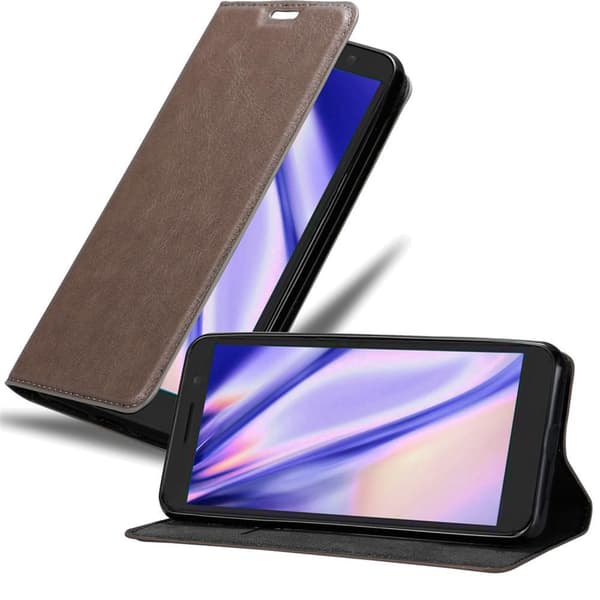 Alcatel 1 2019 Fodral Skal Plånboksfodral Case med magnetisk stängning, ståfunktion och kortficka