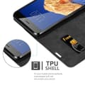 Miniatyrbild 5 av 8: ZTE Nubia N1 Fodral Skal Plånboksfodral Case med magnetisk stängning, ståfunktion och kortficka