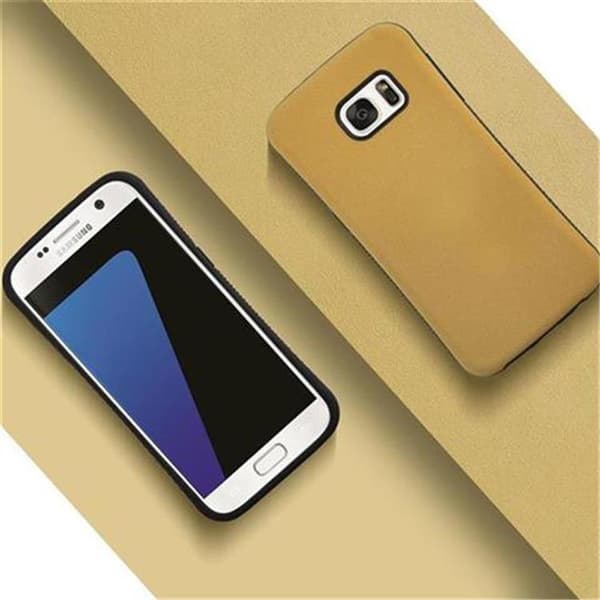 Deksel for Samsung Galaxy S7 Hardt Case Beskyttelsesdeksel Small Waist med sklisikker gummibakside